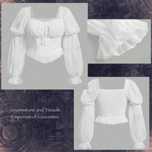 Lucia White Georgette Blouse - Size 16 to 18