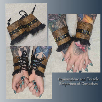 Handmade Steampunk Cuffs - One of a Kind