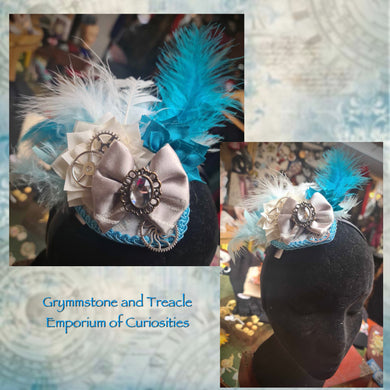 Blue Mood Fascinator